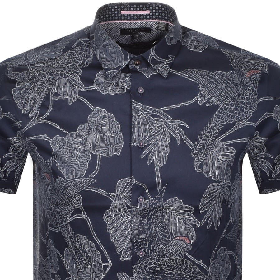 Alternative Image for ProductTed Baker Downdog Short Sleeved Shirt Navy2